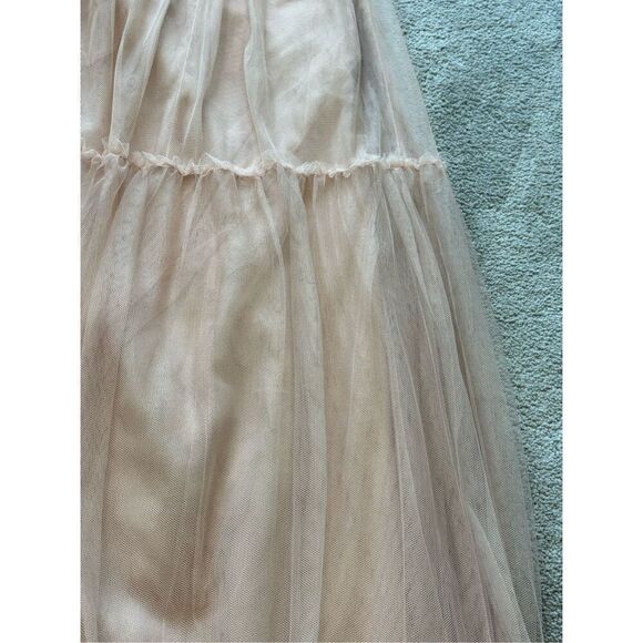 NWOT Jenny Yoo BHLDN Louise Tulle Skirt in Blush Rose, $250 Sz 14 - Picture 4 of 8